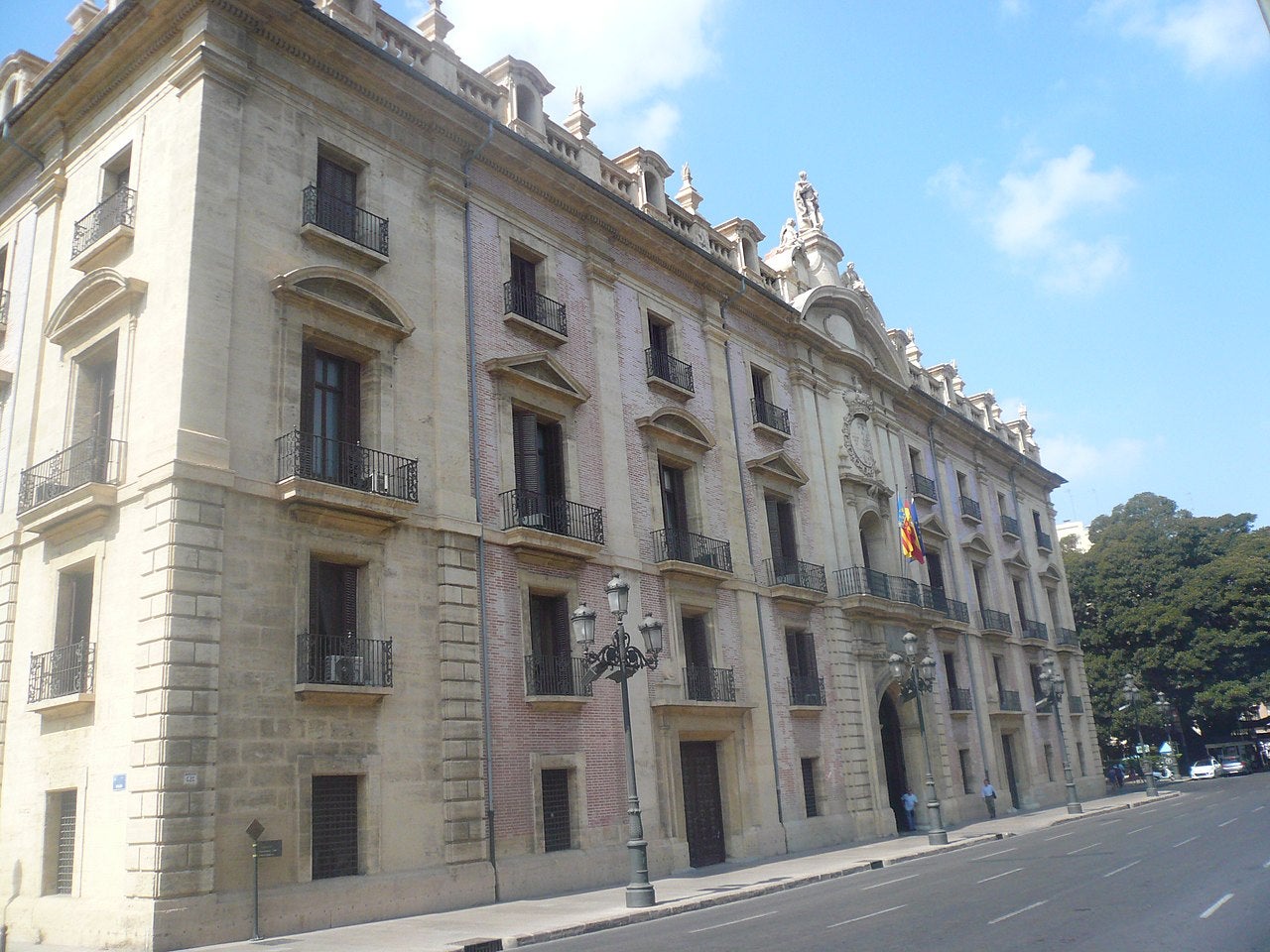 El Palau de la Justícia, seu del TSJ a Vàlència