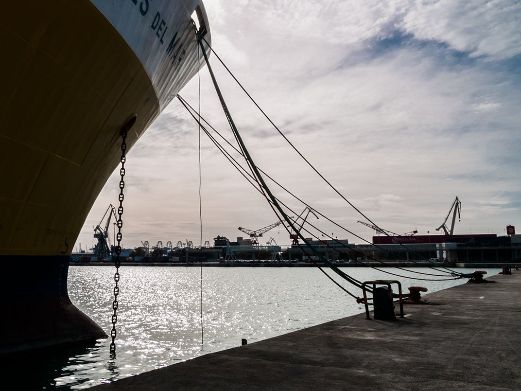 El Port de València en una imatge d'arxiu