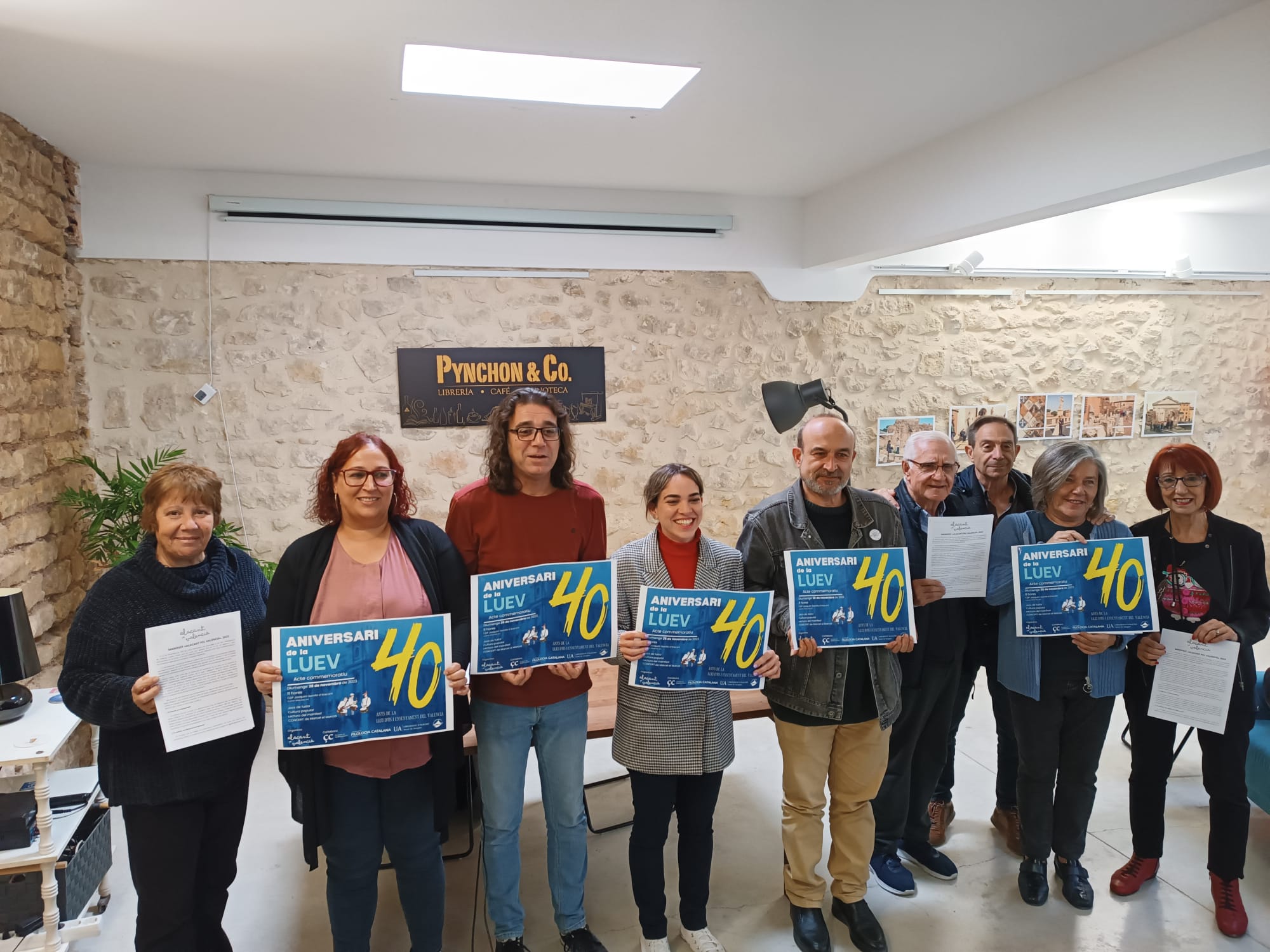 Presentació del manifest d'Alacant pel Valencià sobre el quarantè aniversari de la LUEV