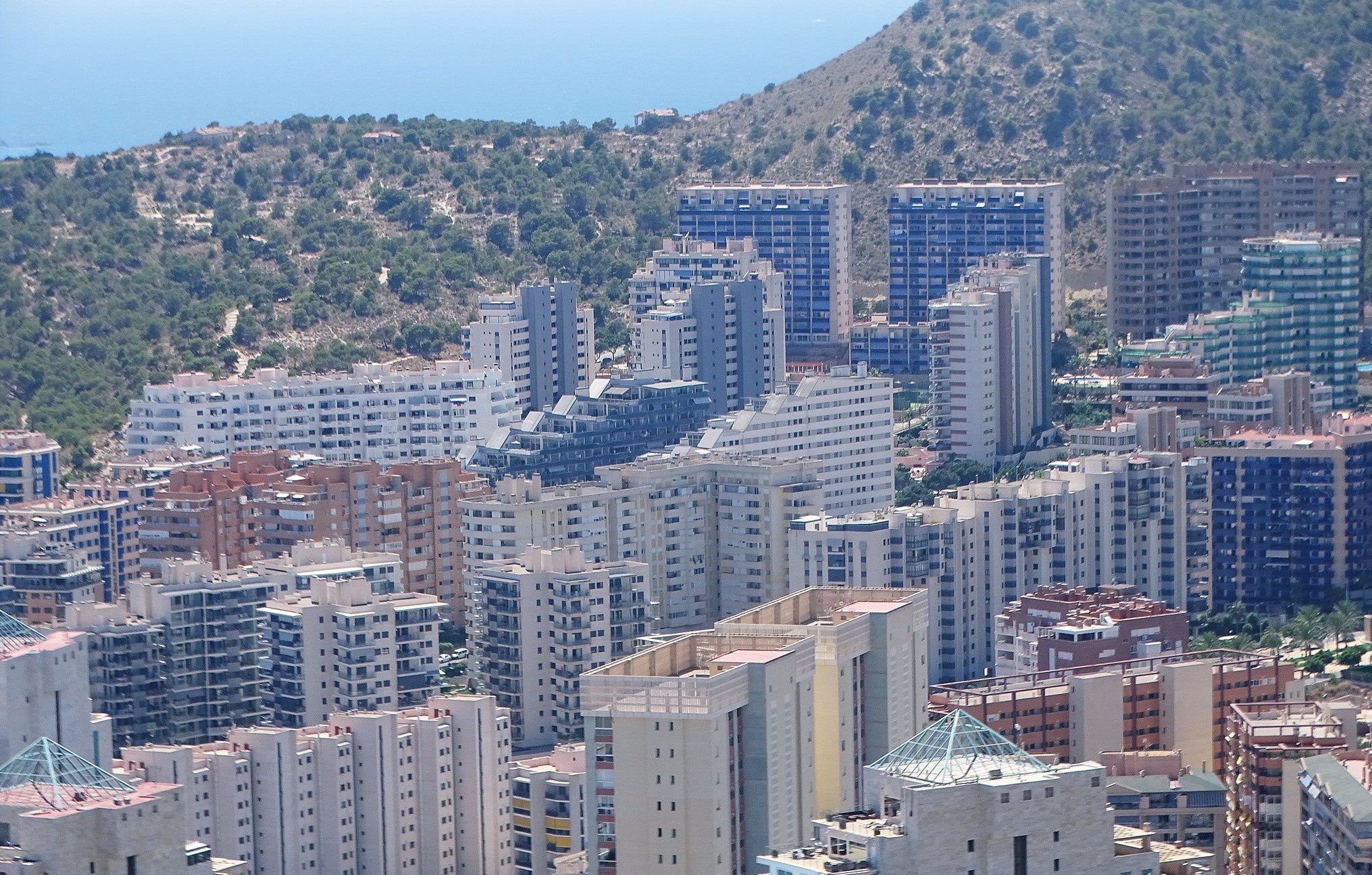 El litoral, la zona que més creix. A la imatge, Benidorm (Marina Baixa)