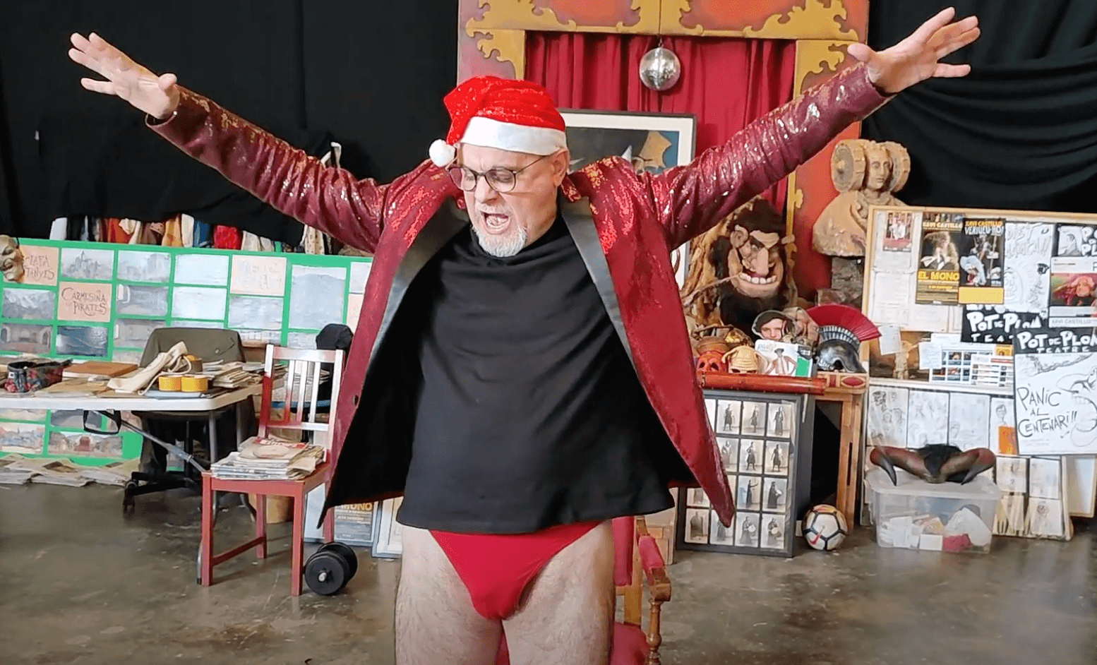 L'actor i humorista Xavi Castillo desitja bones festes 
