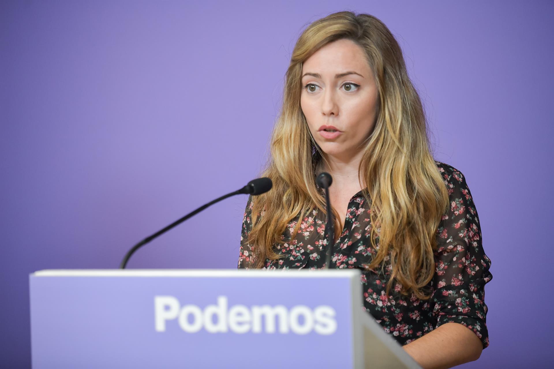 María Teresa Pérez, portaveu estatal de Podem i nova coordinadora del partit al País Valencià | EP