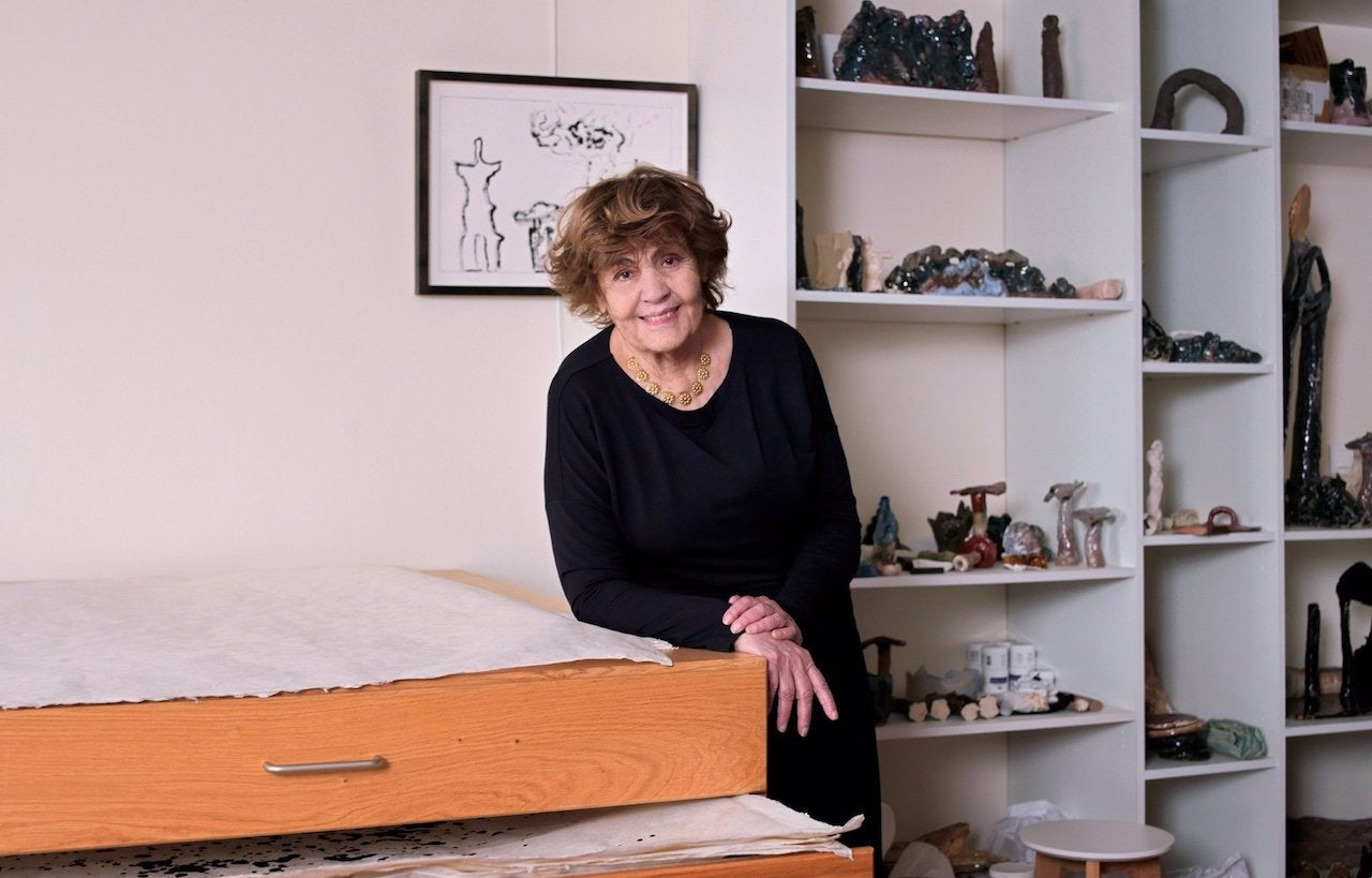 L'artista Simone Fattal 