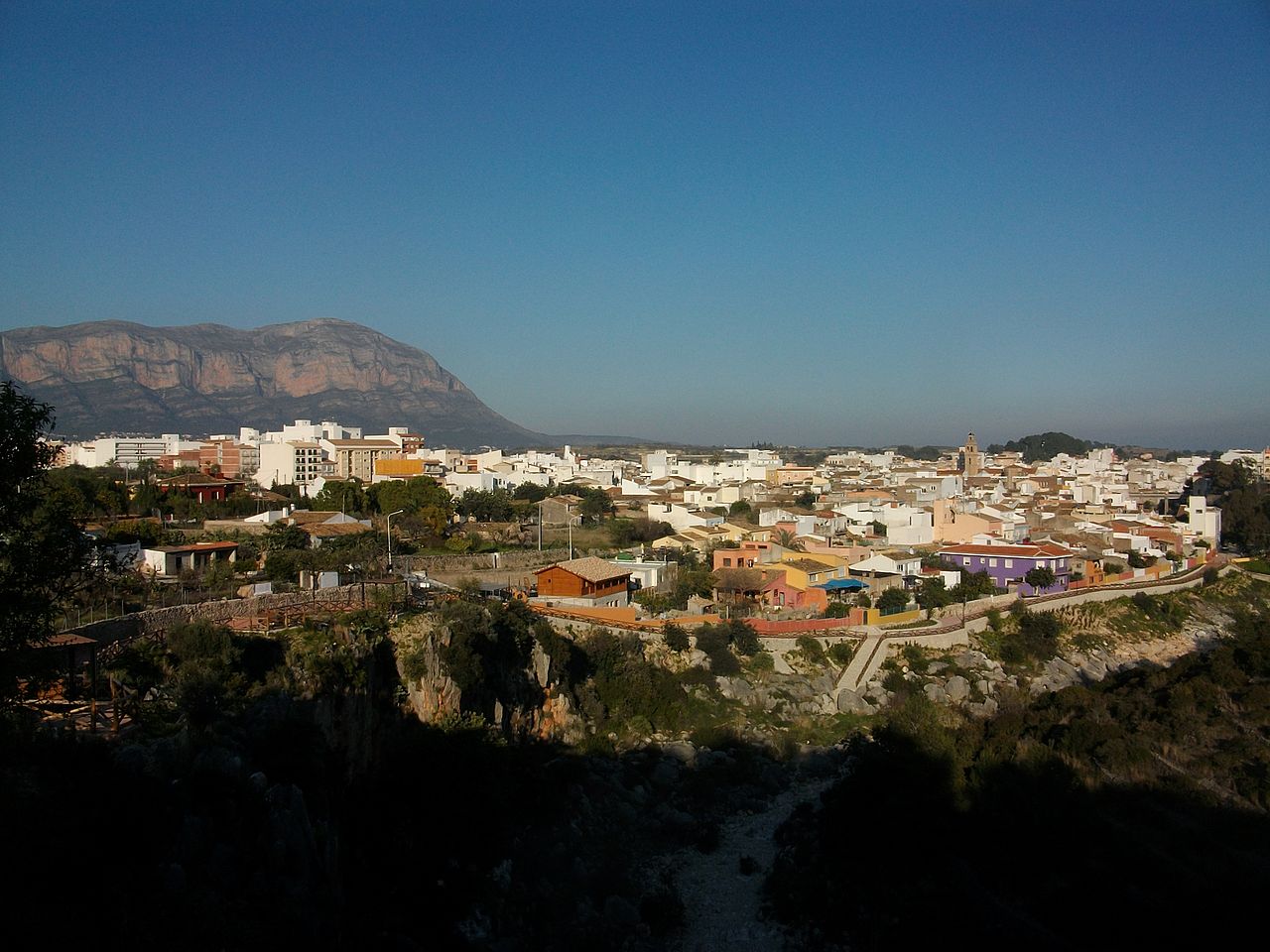 Gata de Gorgos (Marina Alta), una de les localitats recentment incorporades al Fons Valencià per la Solidaritat