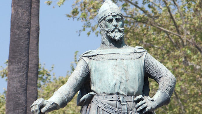 Estàtua de Roger de Llúria a Barcelona
