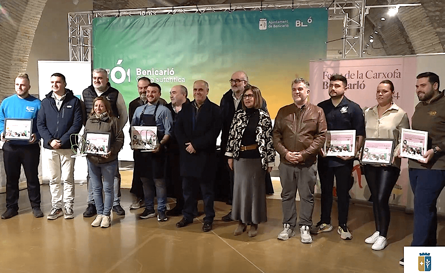 Guardonats en el Concurs de Pinxo de Carxofa de Benicarló 2024
