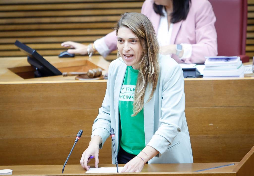 La diputada de Compromís Paula Espinosa