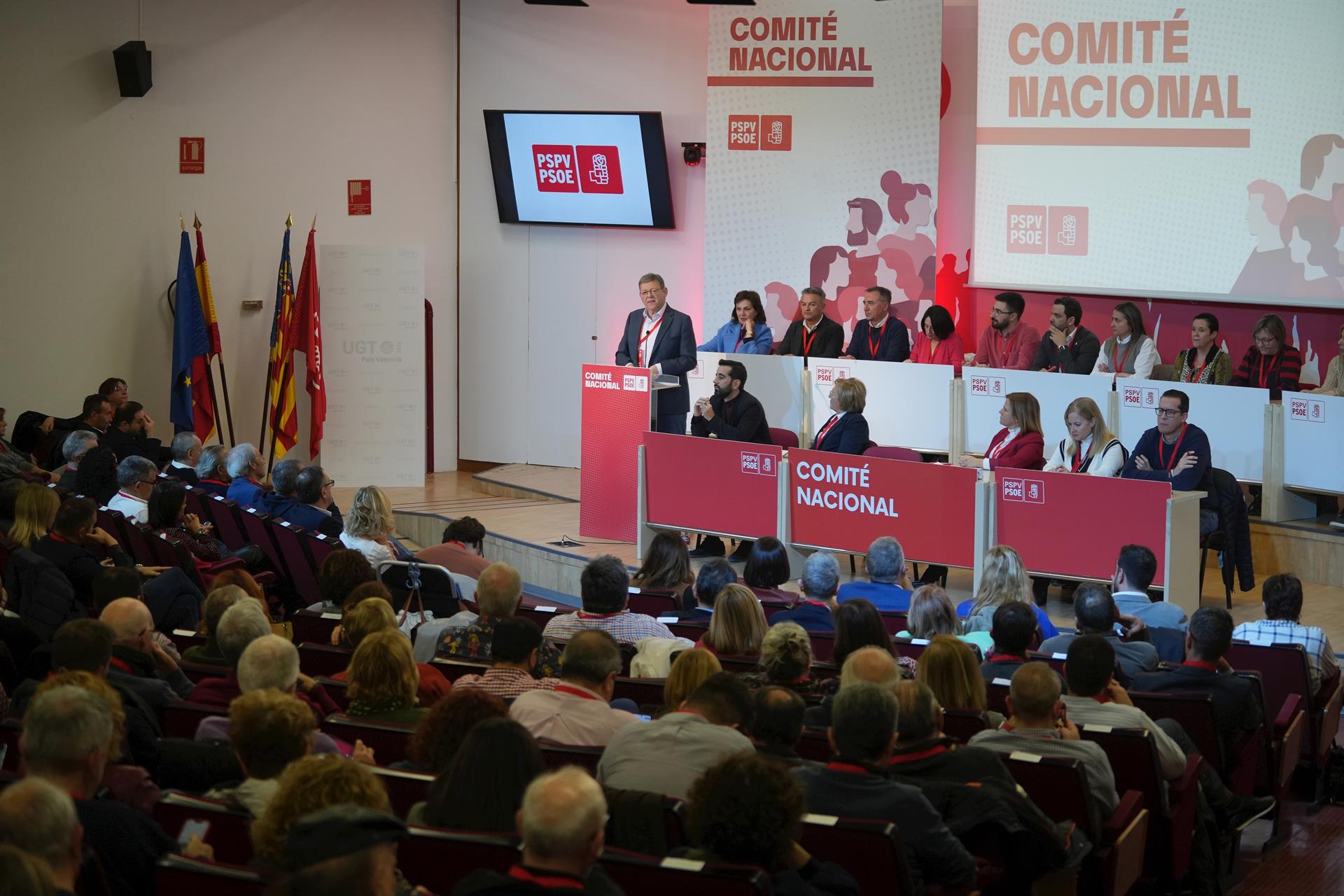 Imatge d'arxiu d'un comitè nacional del PSPV / Europa Press