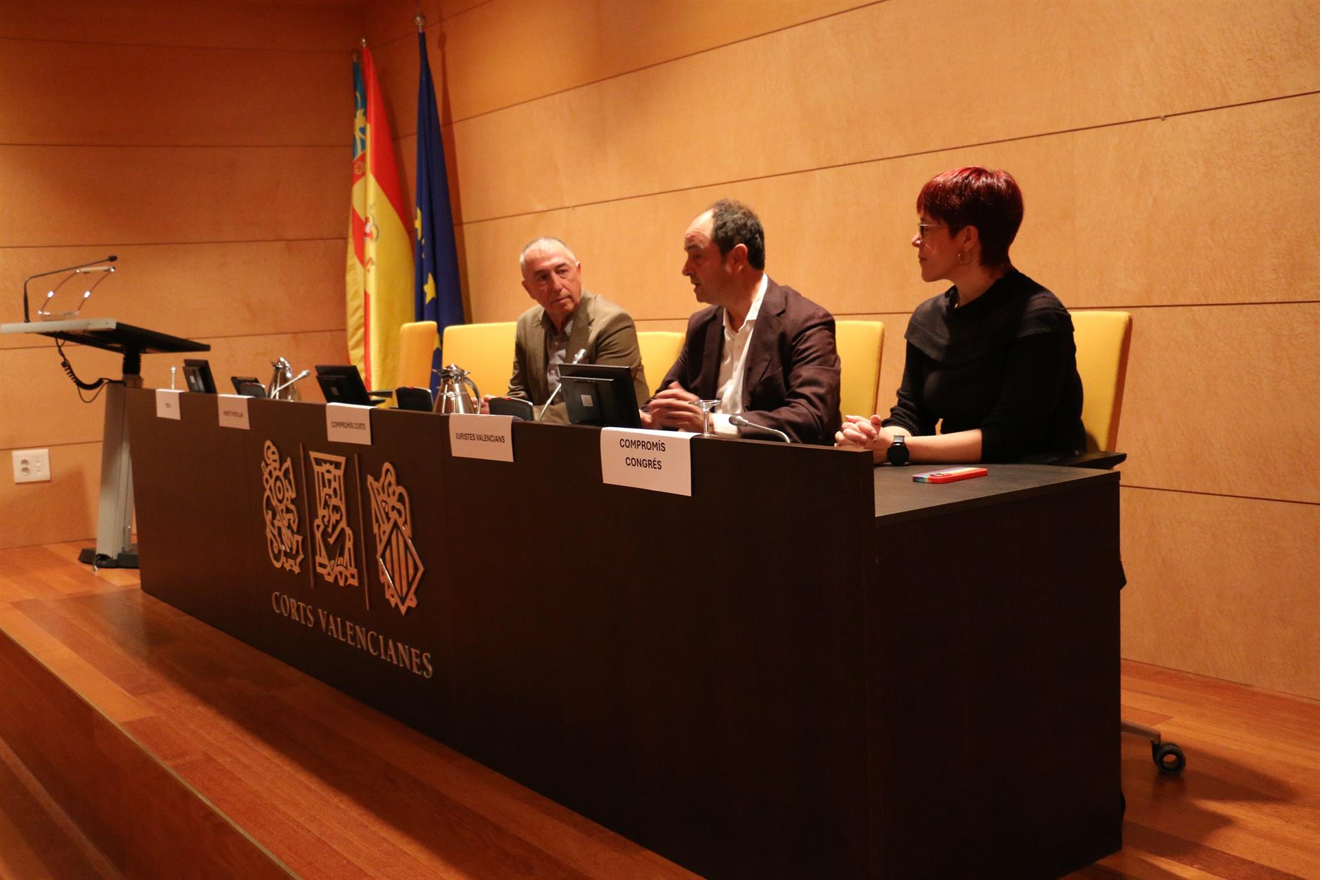 Joan Baldoví, José-Ramón Chirivella i Àgueda Micó / Europa Press