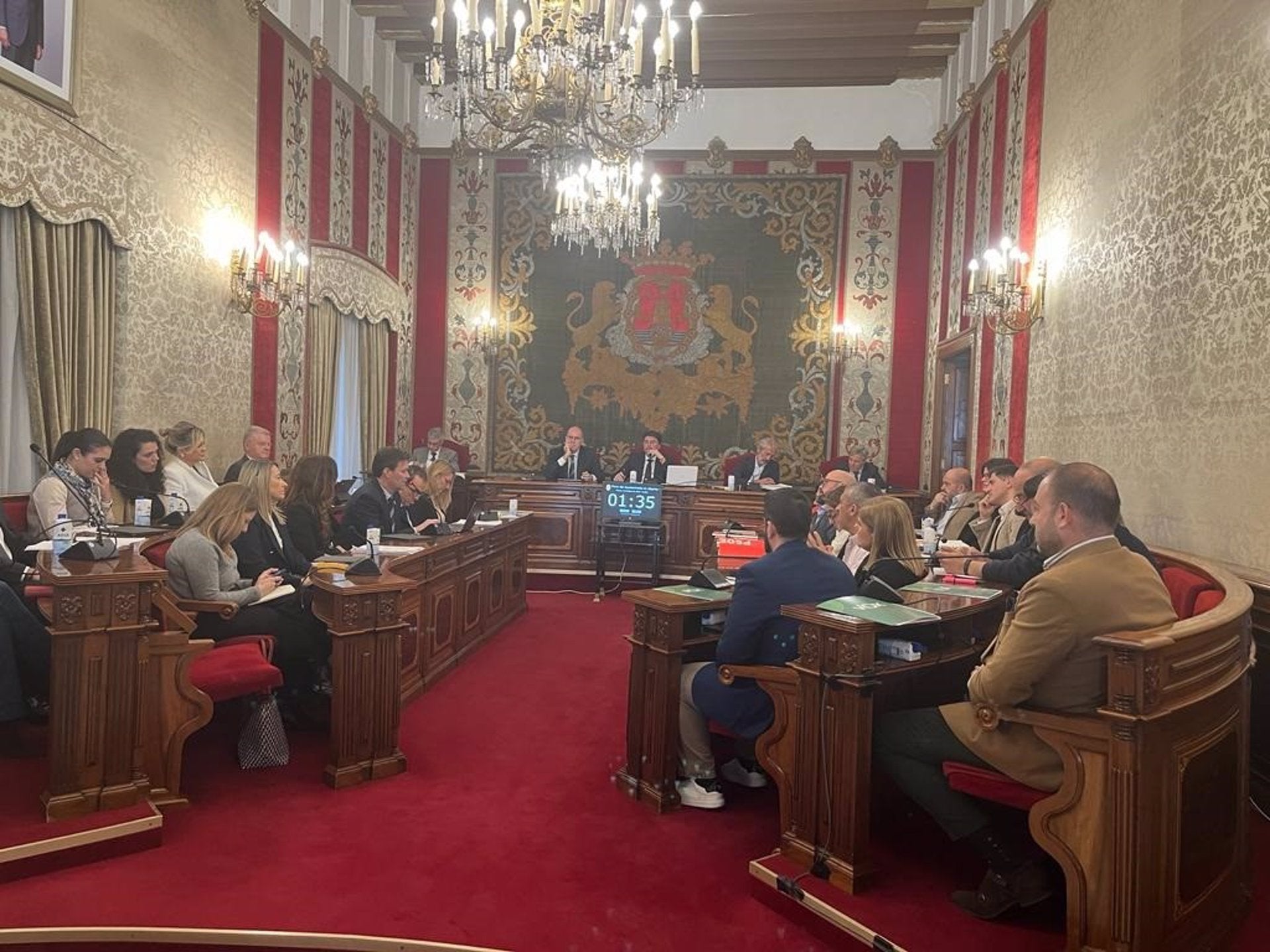 Ple de l'Ajuntament d'Alacant / Europa Press