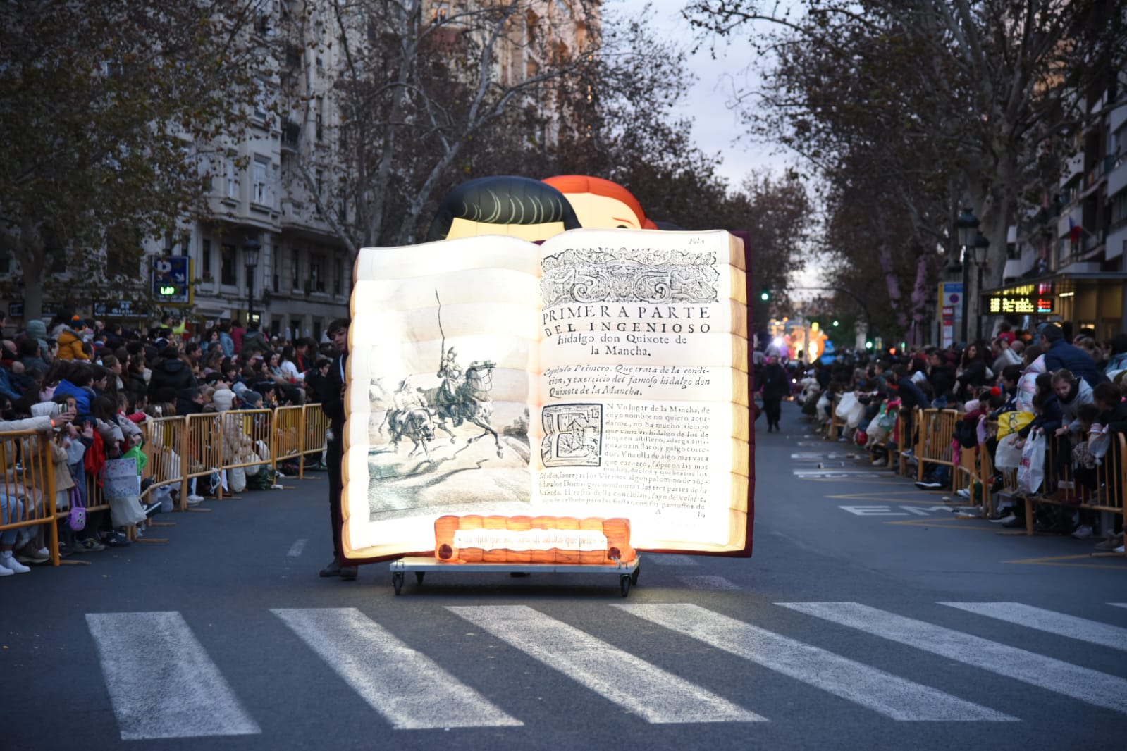 Rèplica del Quixot a la Cavalcada de Reis de València / Ajuntament de València