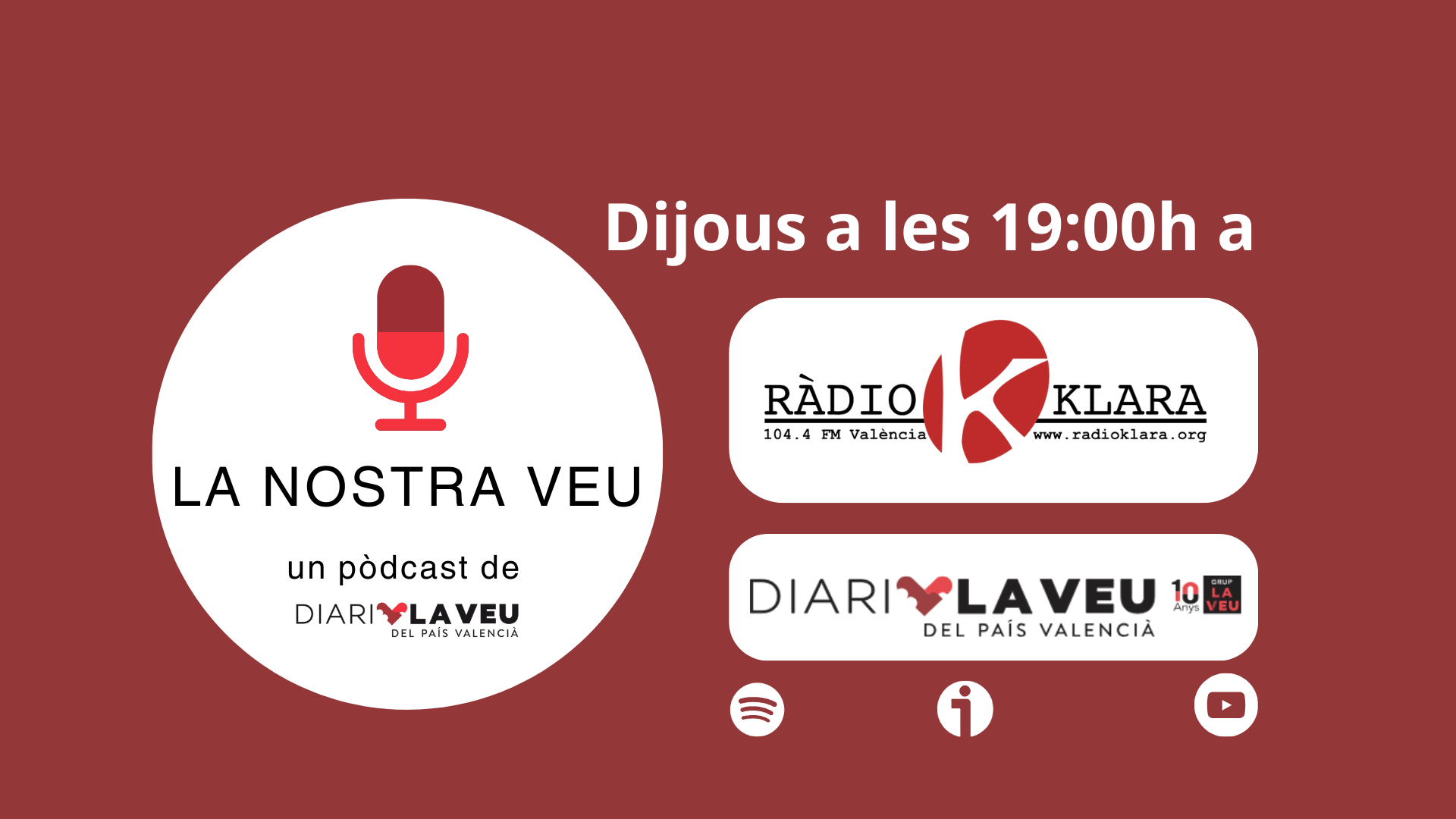 Diari la Veu aposta per un contingut transmèdia amb el pòdcast La Nostra Veu presentat per Josan Piqueres