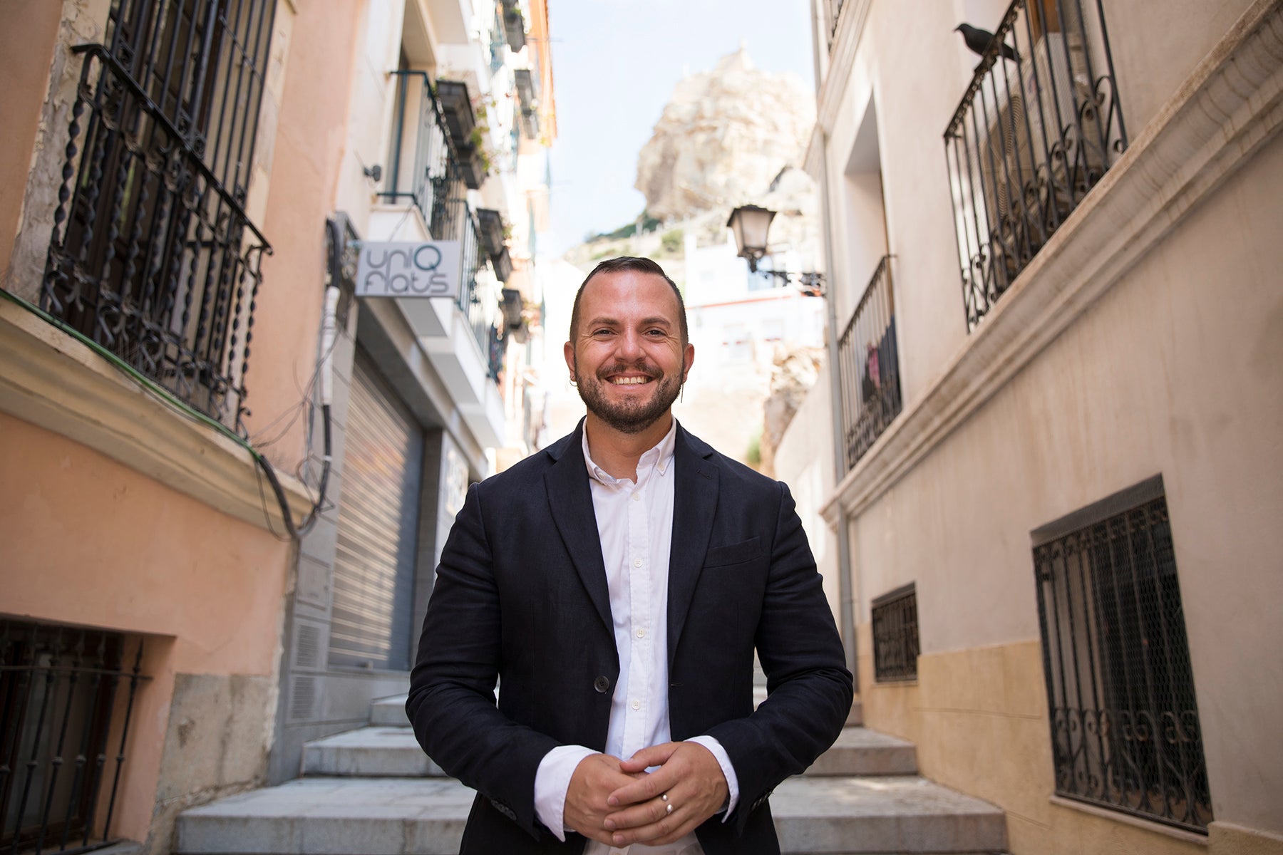 El portaveu de Compromís a l'Ajuntament d'Alacant, Rafa Mas