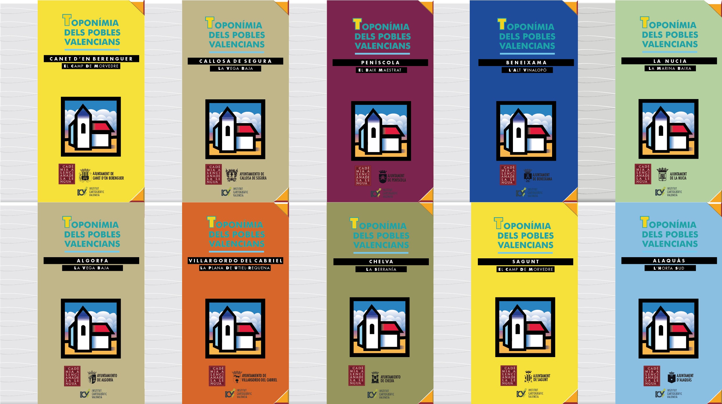 Números nous de la sèrie Toponímia dels Pobles Valencians, publicats per l'Acadèmia Valenciana de la Llengua
