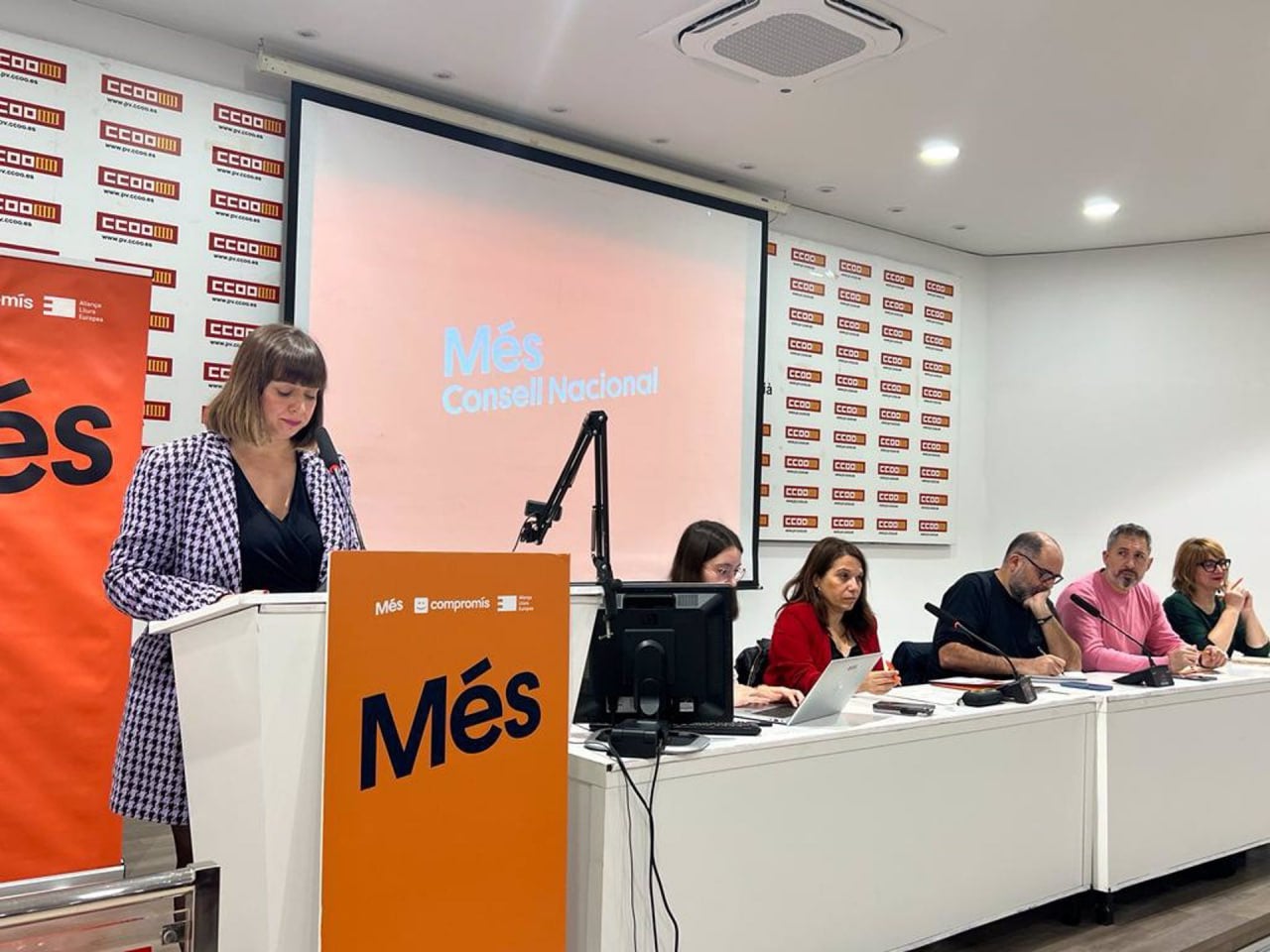 La secretària general de Més, Amparo Piquer | Europa Press