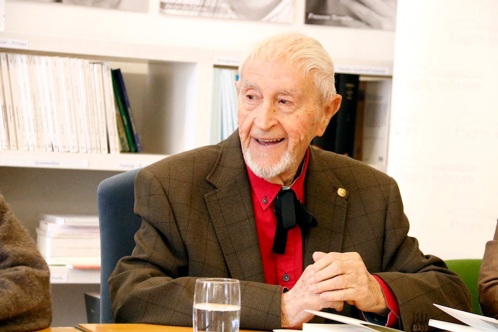 L'escriptor Josep Vallverdú | Laura Cortés | ACN