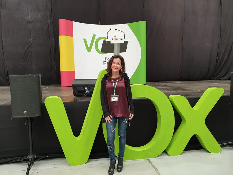 La diputada provincial a la Diputació d'Alacant Gema Alemán (Vox)