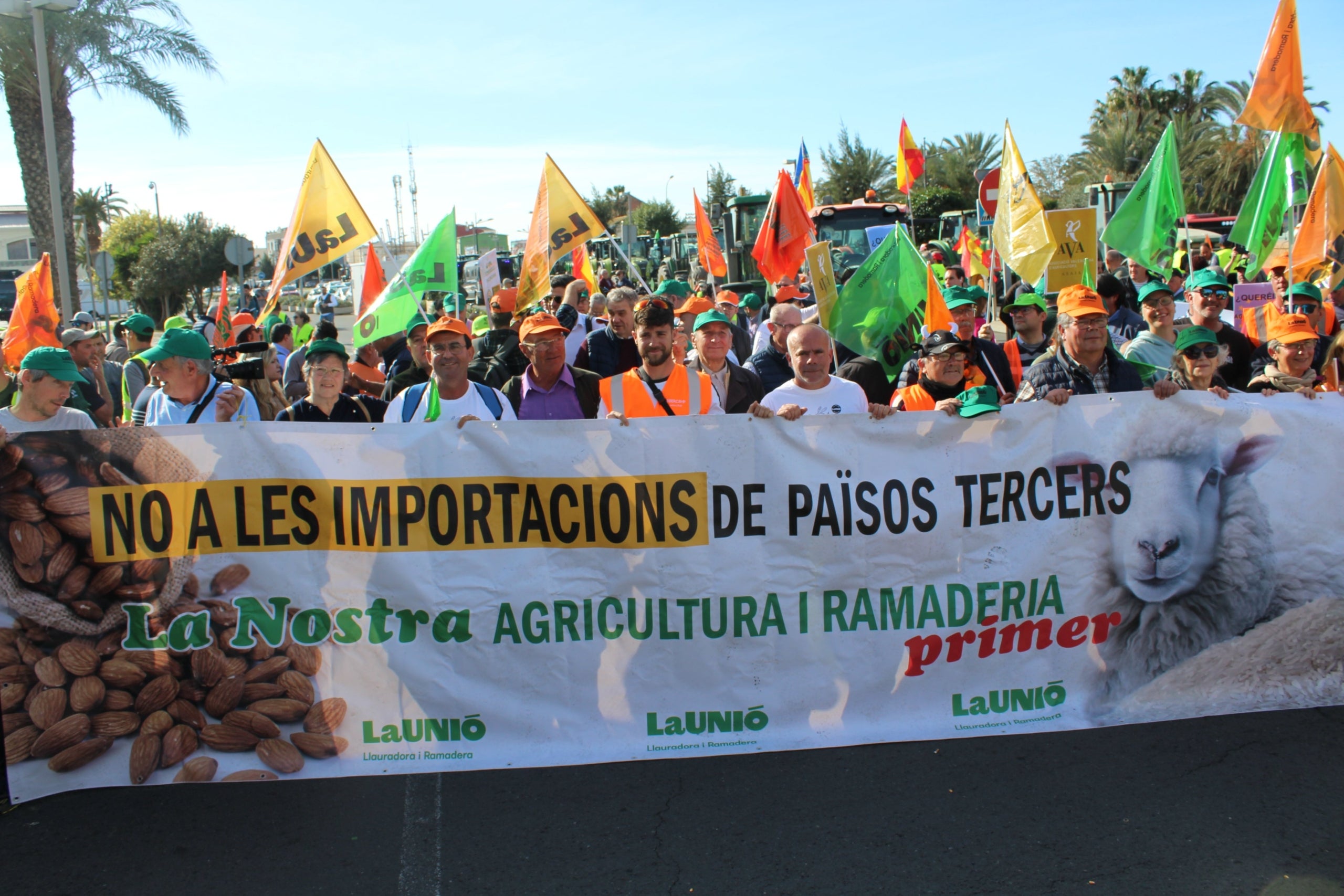 Protesta de La Unió Llauradora i Ramadera | La Unió