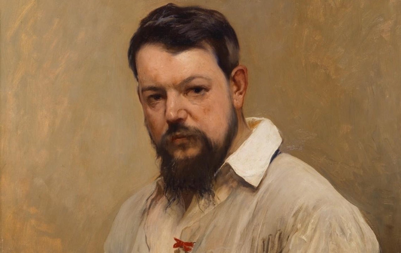 Joaquim Sorolla, «Autoretrat» (detall)