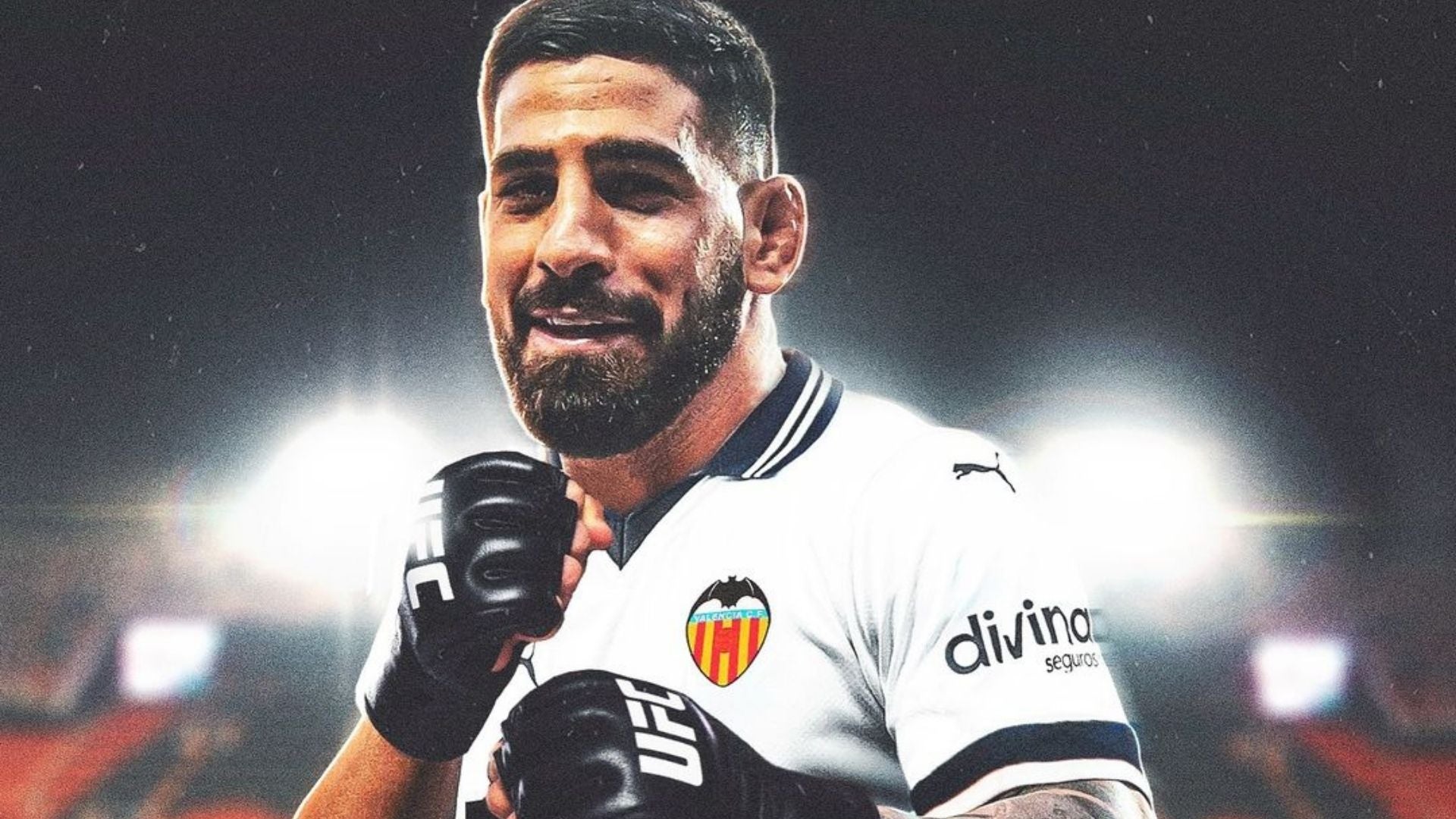 Ilia Topuria, va estar convidat a Mestalla pel València CF i sempre s'ha mostrat molt agraït de l'acollida que va rebre a casa nostra | VCF instagram