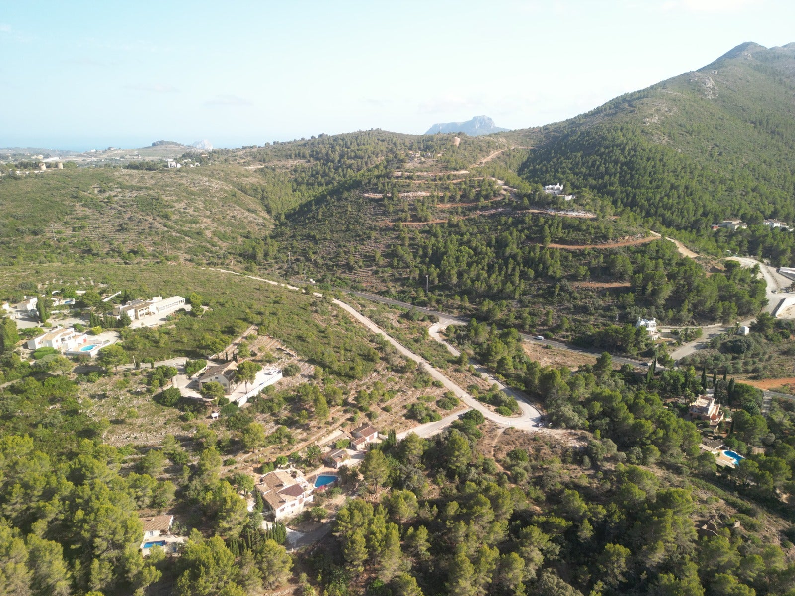 La zona en què es vol desenvolupar el PAI de Llíber (Marina Alta)