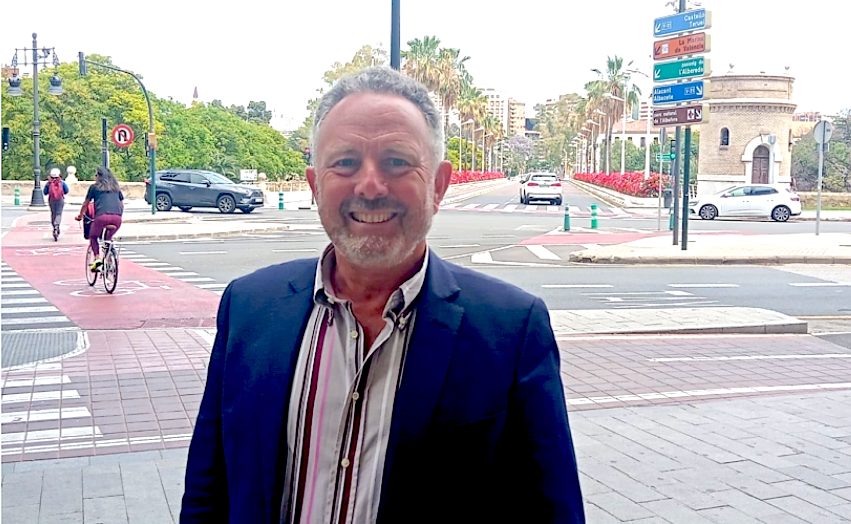Enric Bataller, president de Via Mediterrània