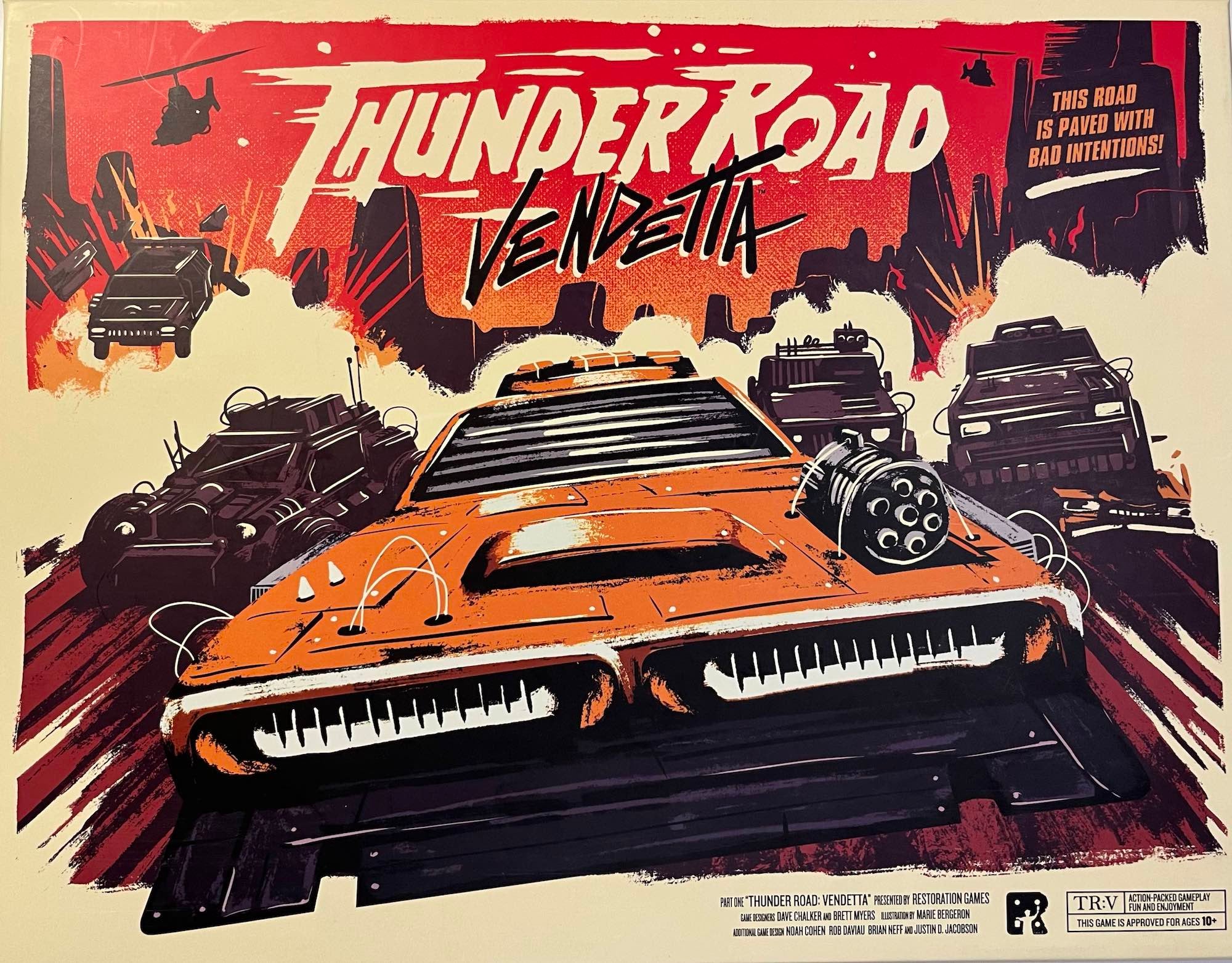 Portada del joc «Thunder Road: Vendetta»

