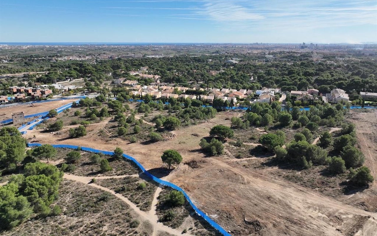 Vista del PAI de la Torreta del Pirata de Godella