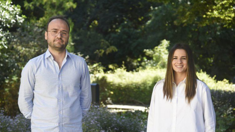 Josep Barberà i Maria Pérez, president i exsecretària general d'ERPV / Daniel Garcia-Sala