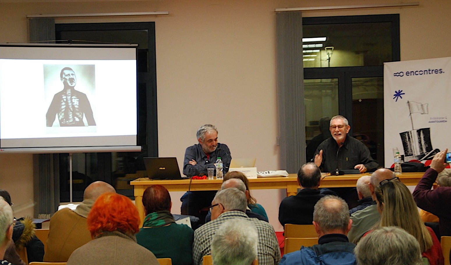 Joan M. Minguet i Tomàs Llopis, als Encontres a Beniarbeig