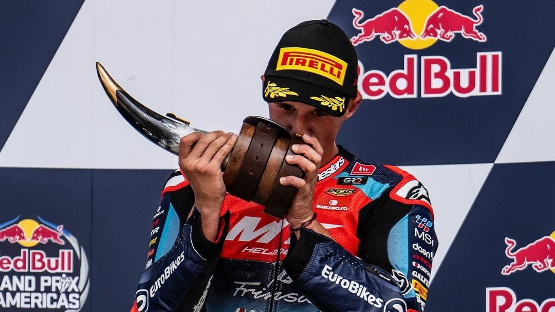 Garcia Dols guanya la seua primera carrera a Moto2 al circuit de la Amèricas | Instagram @03sergiogarcia