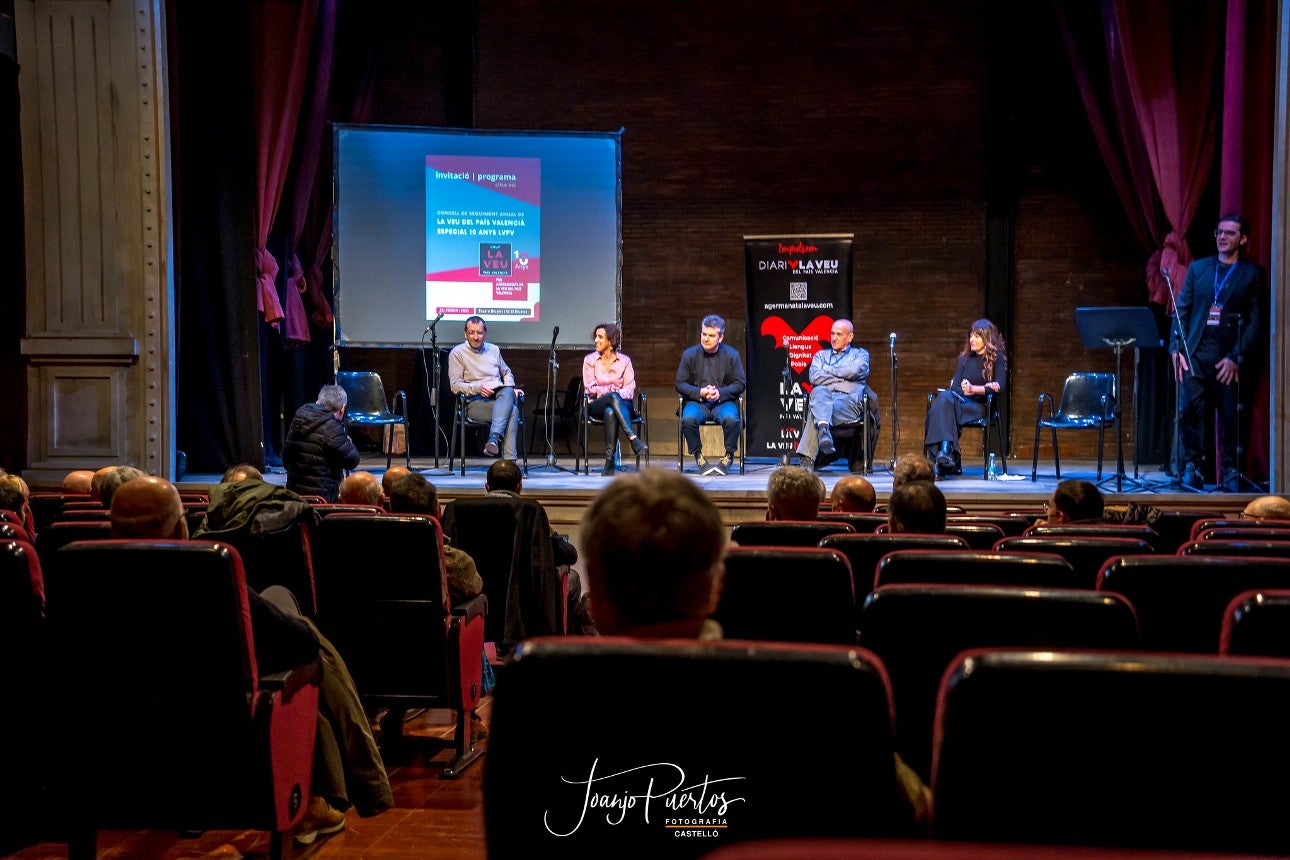 El Consell de Seguiment del 2023 del Diari La Veu del País Valencià, celebrat al Teatre El Micalet / Joanjo Puertos