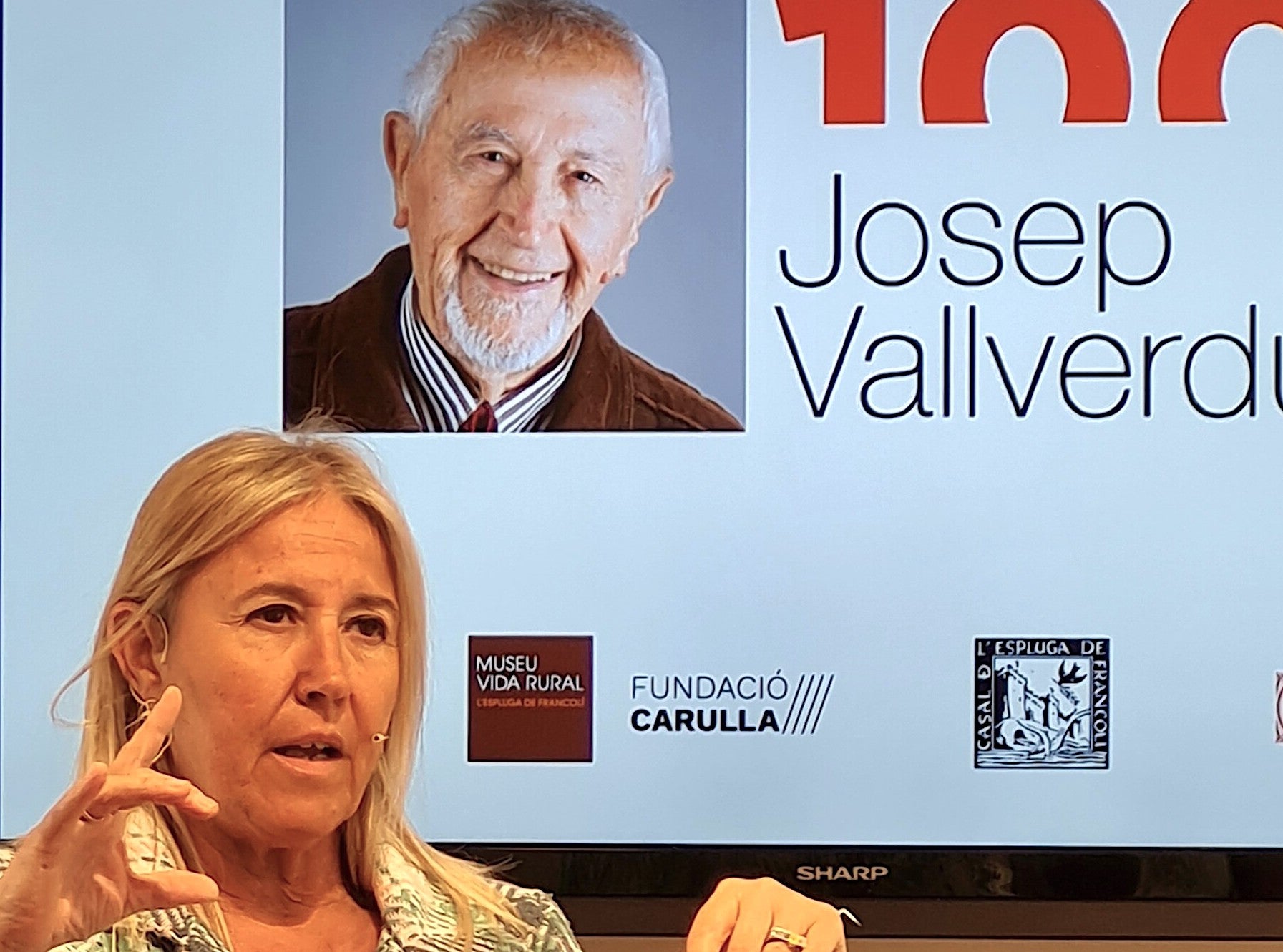 Carme Vidalhuguet, comissària de l'Any Vallverdú