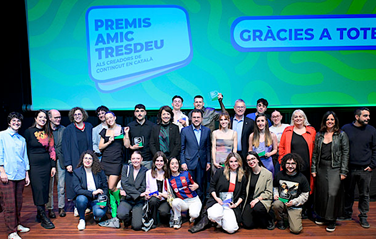 Gala de lliurament del Premis AMIC-Tresdeu als creadors de contingut en català | AMIC