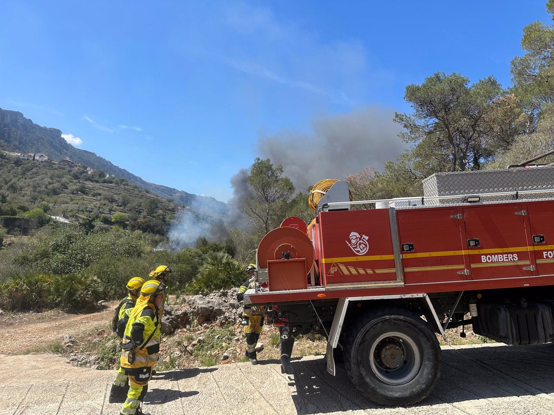 Incendi forestal a Barxeta (Costera)COMUNIDAD VALENCIANA ESPAÑA EUROPA VALENCIA SOCIEDAD
SERVEI BOMBERS FORESTALS GVA