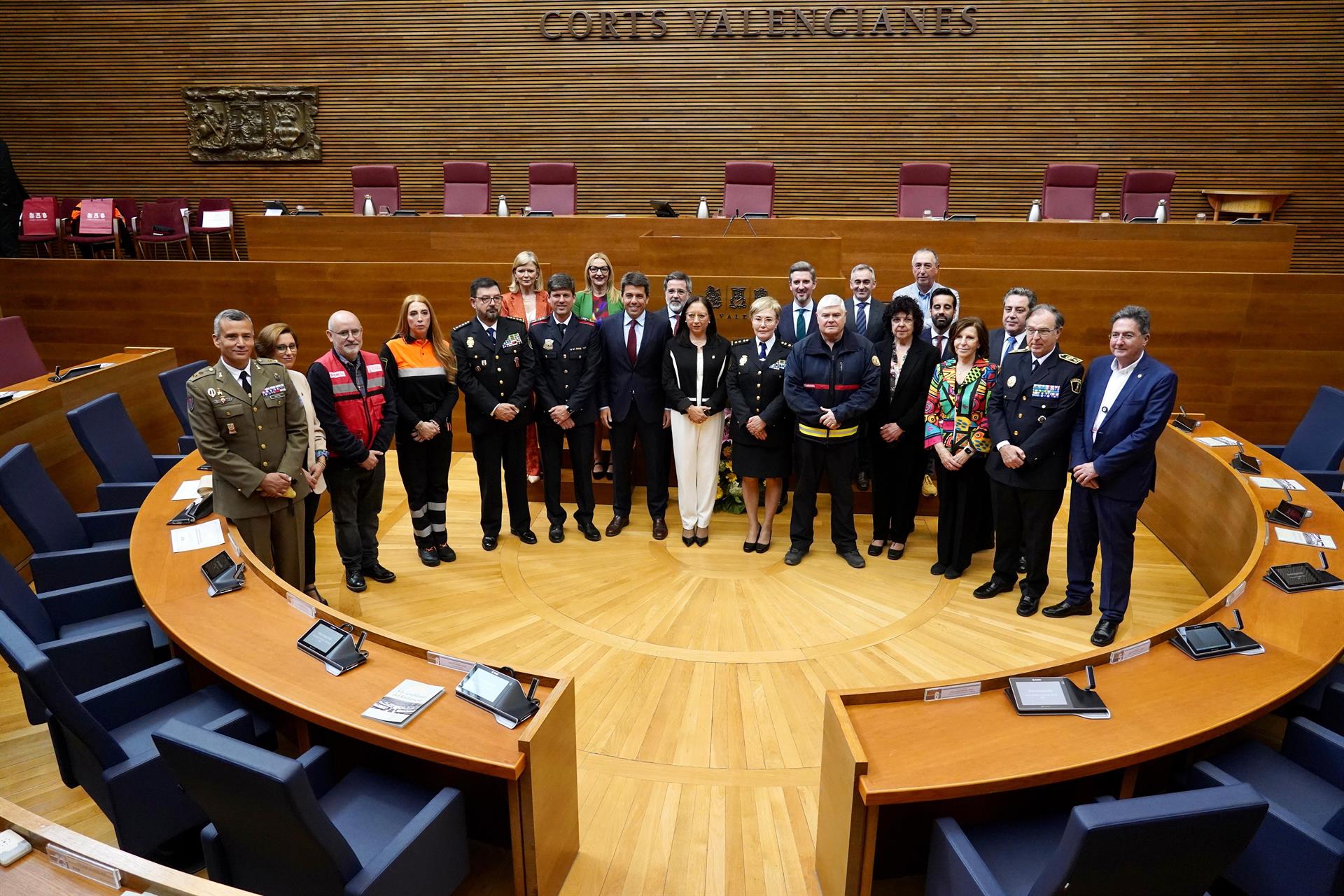 Efectius de l'incendi de Campanar reben l'alta distinció de Les Corts | Eduardo Manzano | EP