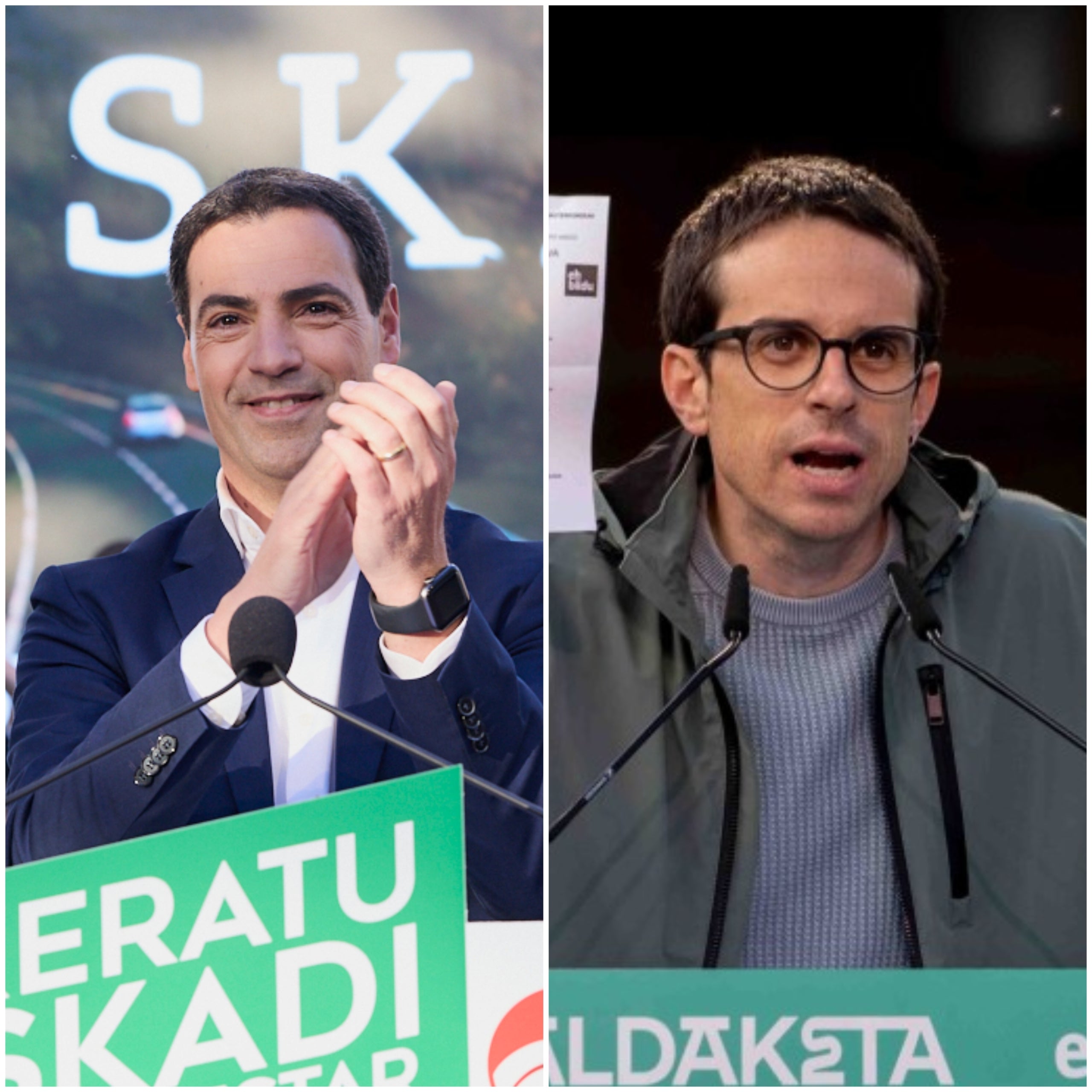 Pello Otxandiano i Imanol Imanol Pradales empaten a les eleccions a Euskadi per primera vegada des de 1978 