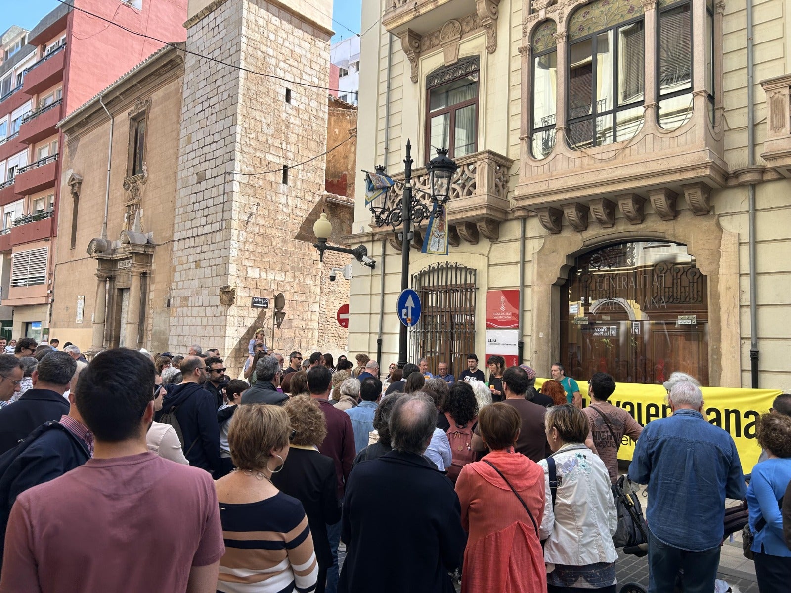 Concentració per la llengua a Castelló de la Plana