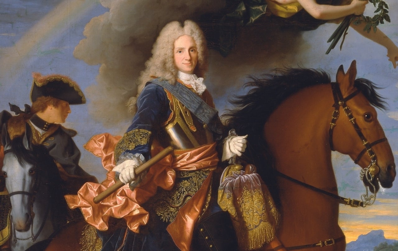 Jean Ranc, «Retrat de Felip V de Borbó» (detall), 1723