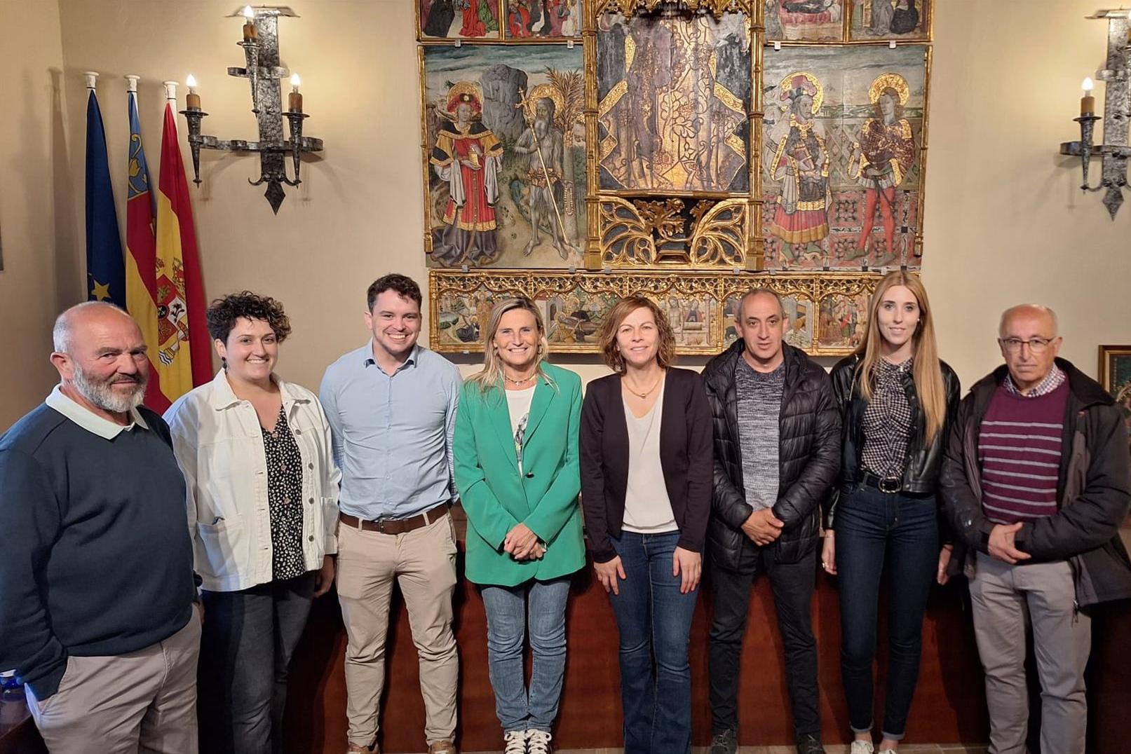 Reunió de l'alcaldessa de Vilafranca, Silvia Colom, amb la delegada del Consell a Castelló, Susana Fabregat | EP