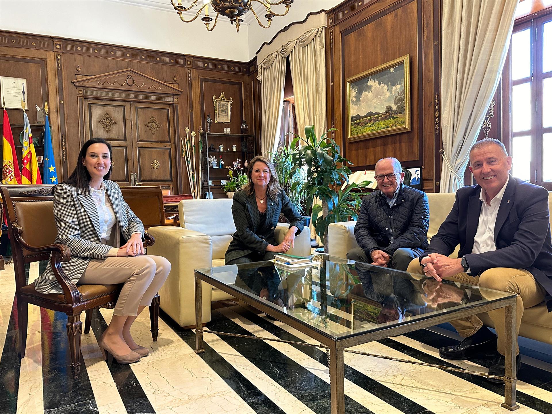 María España, Begoña Carrasco, Santiago Fortuño i Vicent Sales / Europa Press