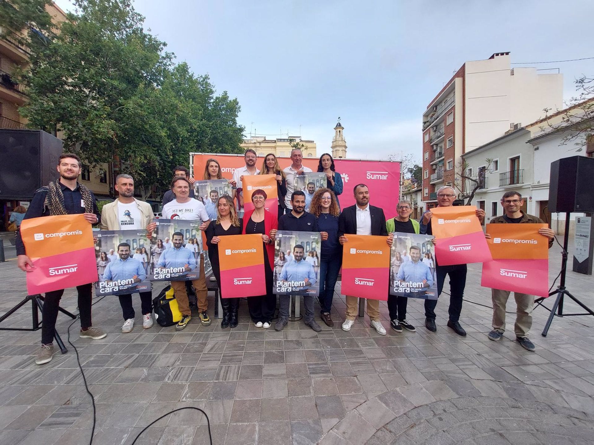 Acte d'inici de la campanya europea de Compromís-Sumar / Europa Press