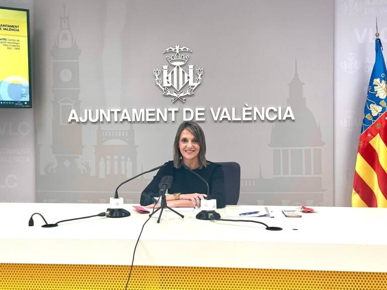 Mónica Gil, refidora de Festes de València en una imatge d'arxiu