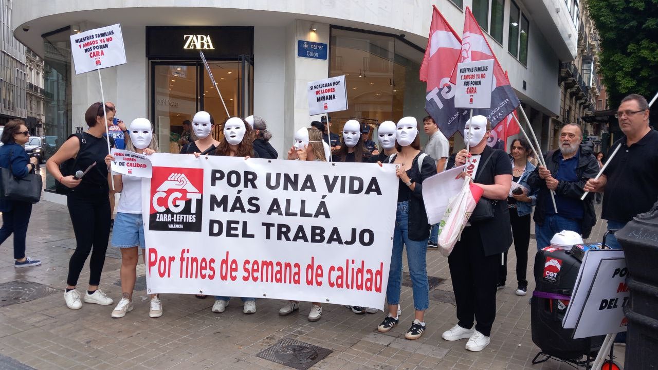 Una mobilització de la CGT en una imatge d'arxiu
