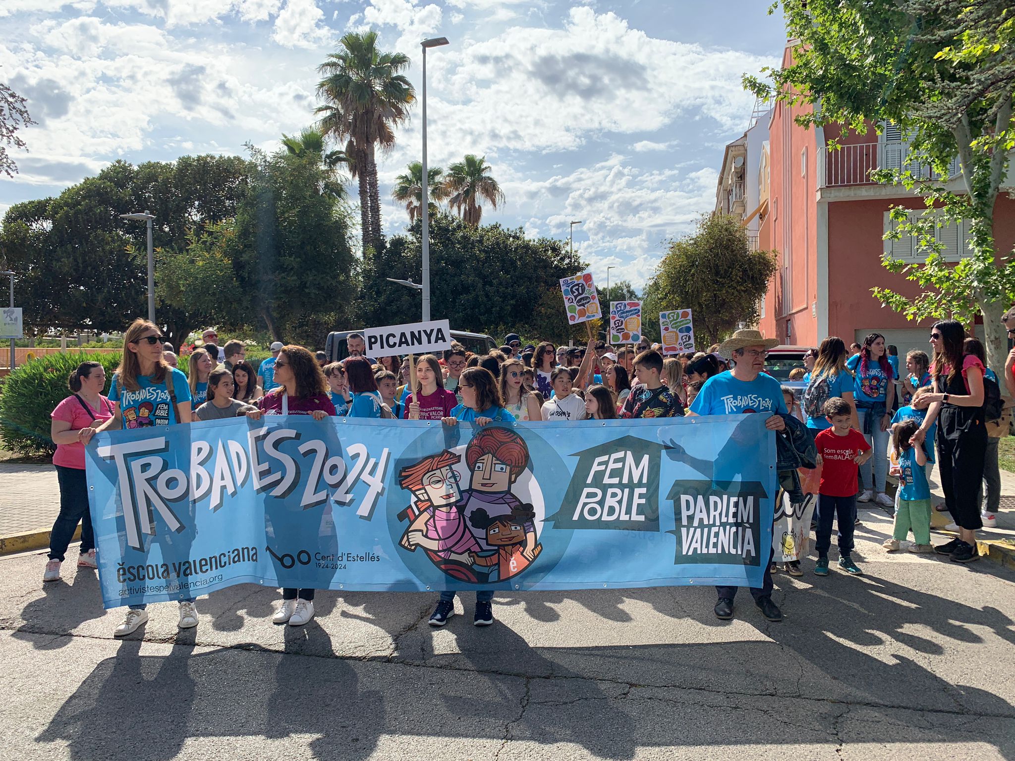 La Trobada d'Escoles en Valencià de l'Horta Sud del 2024, celbrada a Picanya