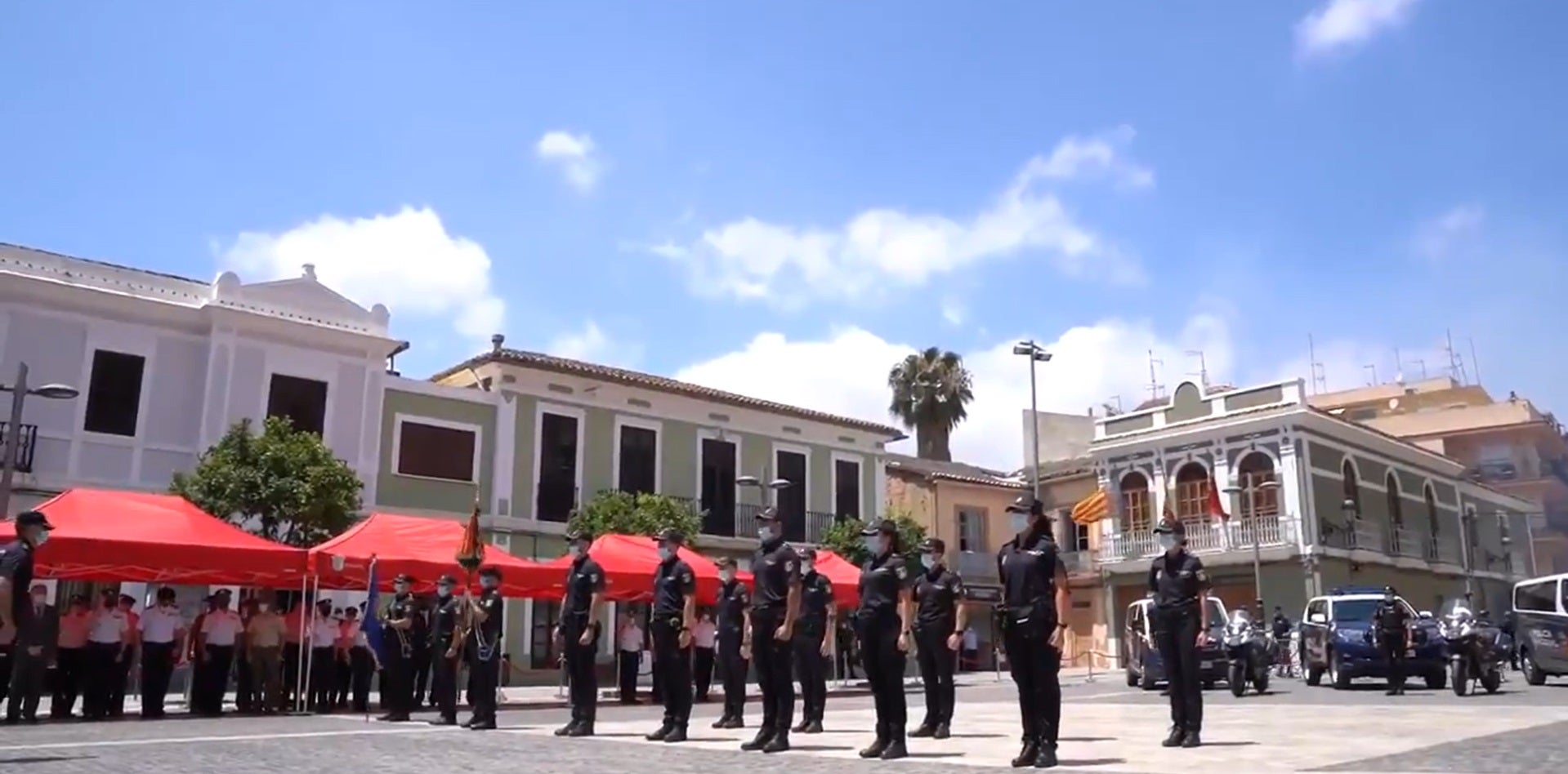 Acte de la Policia espanyola a Paterna (Horta Nord)