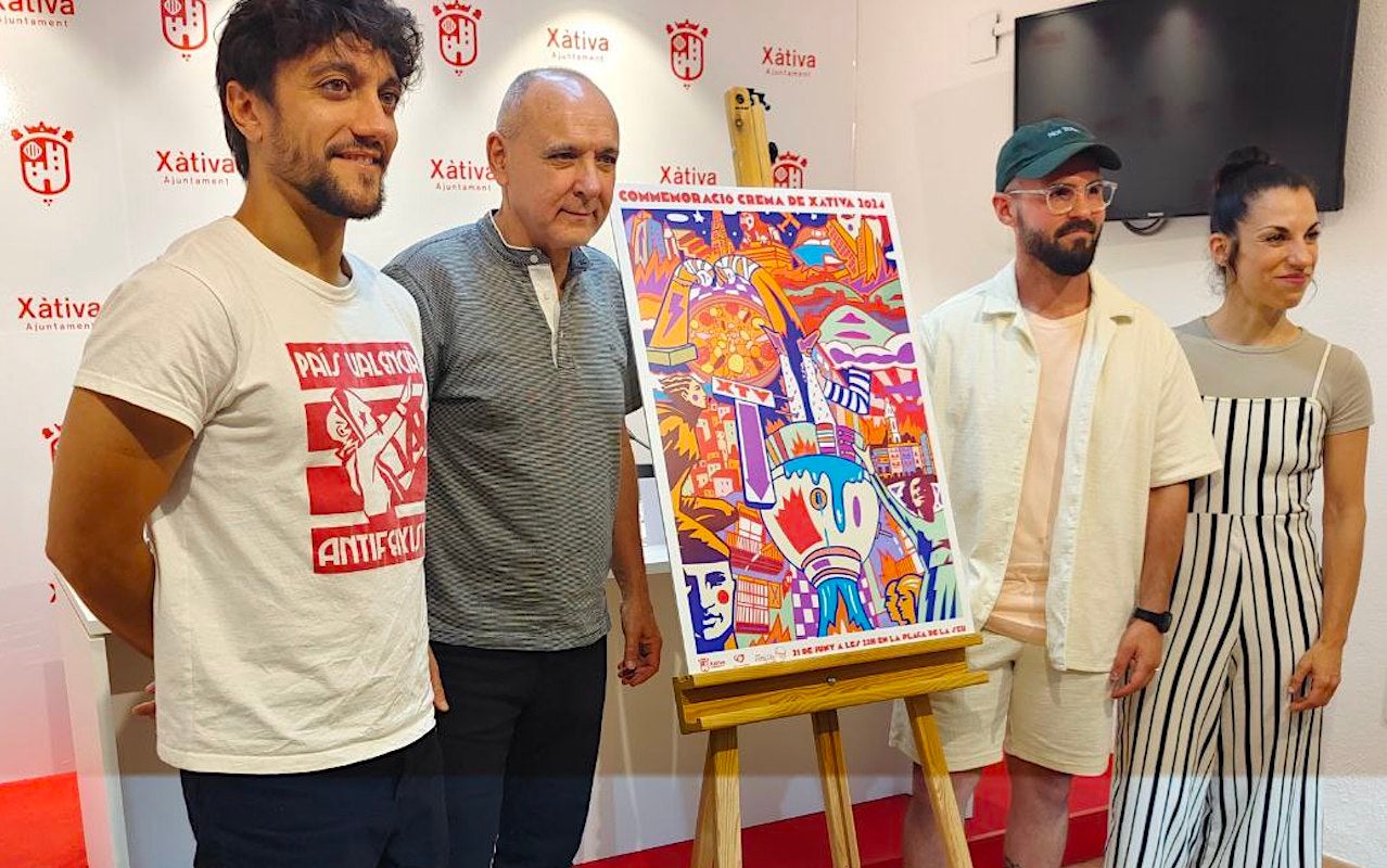 Presentació de l'espectacle sobre la crema de Xàtiva per Felip V de Borbó | DLV