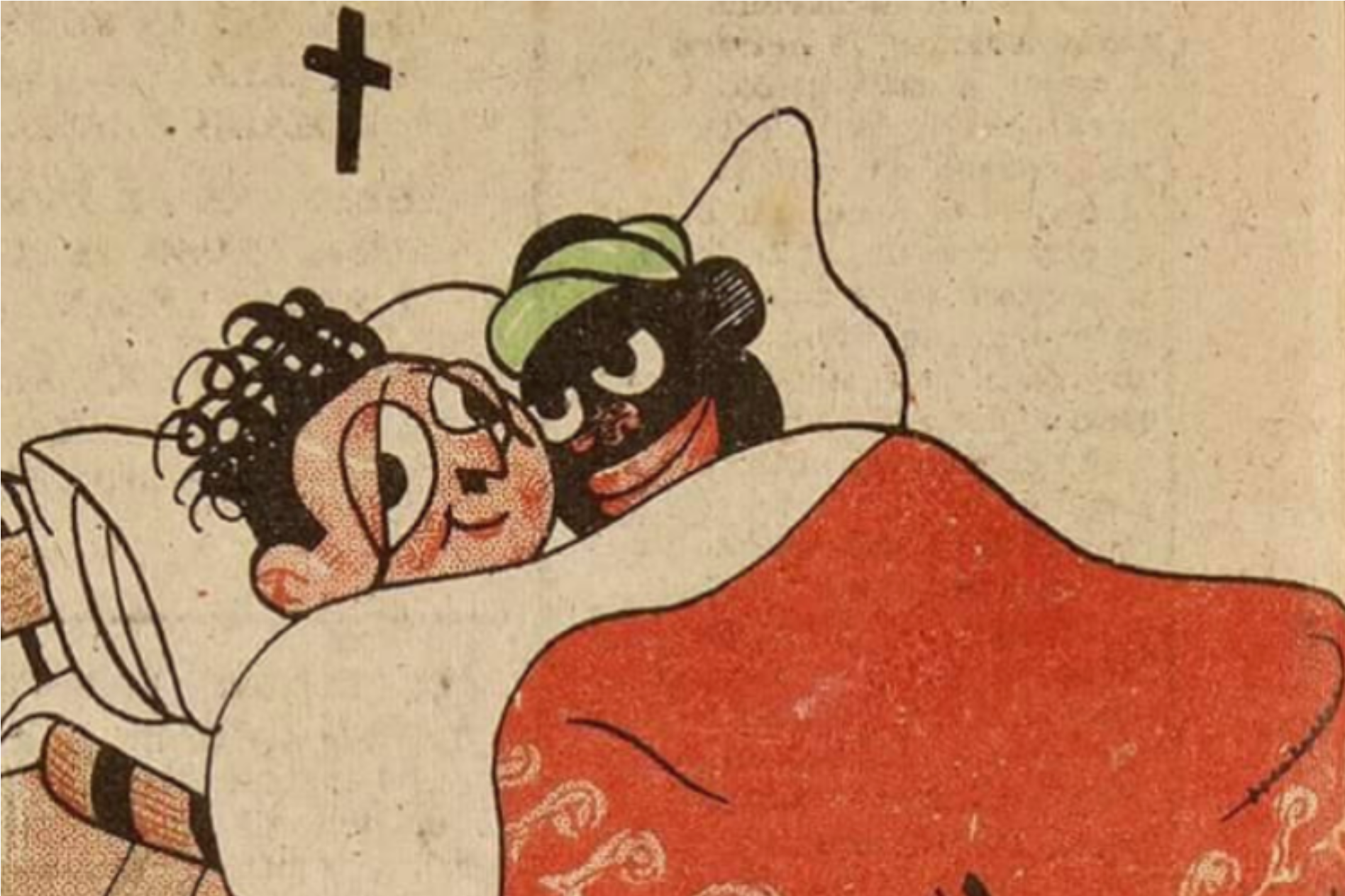 Caricatura del dictador Franco publicada a «La Traca»