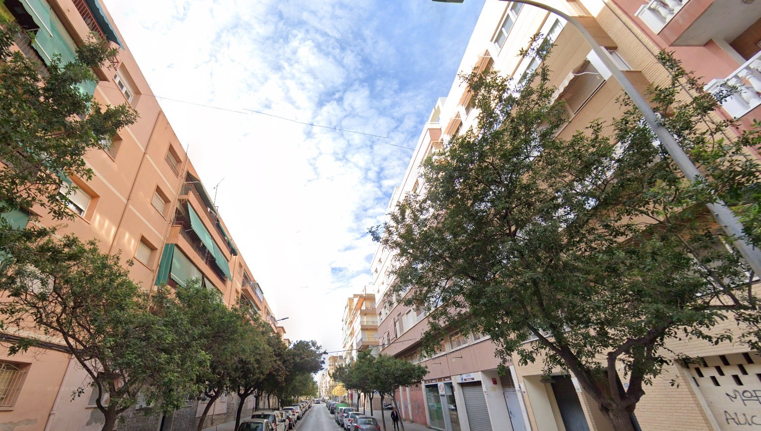 Carrer Doctor Sapena, al barri alacantí del Pla