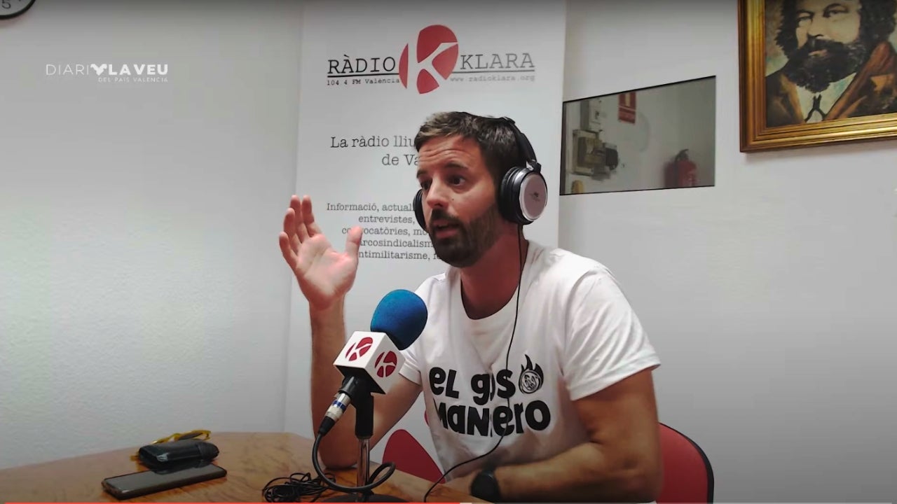 Miquel Ferriz, representant del Comitè Sindical de Bombers Forestals del sindicat CGT | Font pròpia